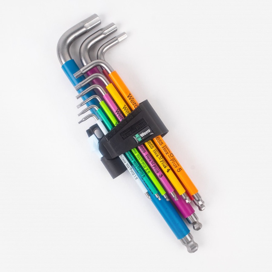 Wera Wera 3950 SPKL/9 Hex-Plus Stainless L-Key Set (Metric)